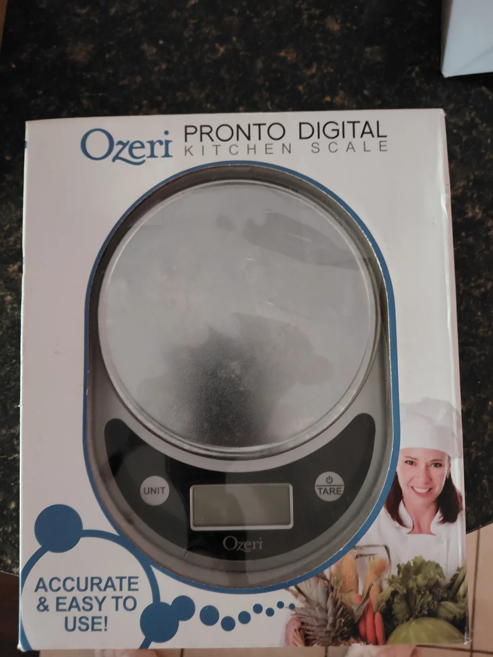Pronto Digital Kitchen Scale - Black/Silver